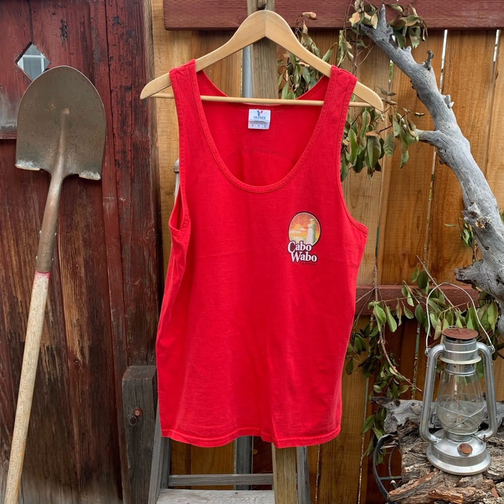 Vintage Cabo Wabo Cantina Tank Top.